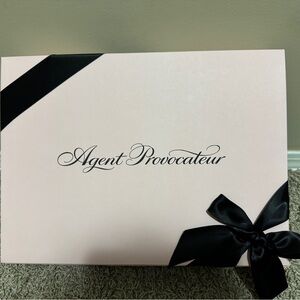 Agent Provocateur Pink Box with Black Bow